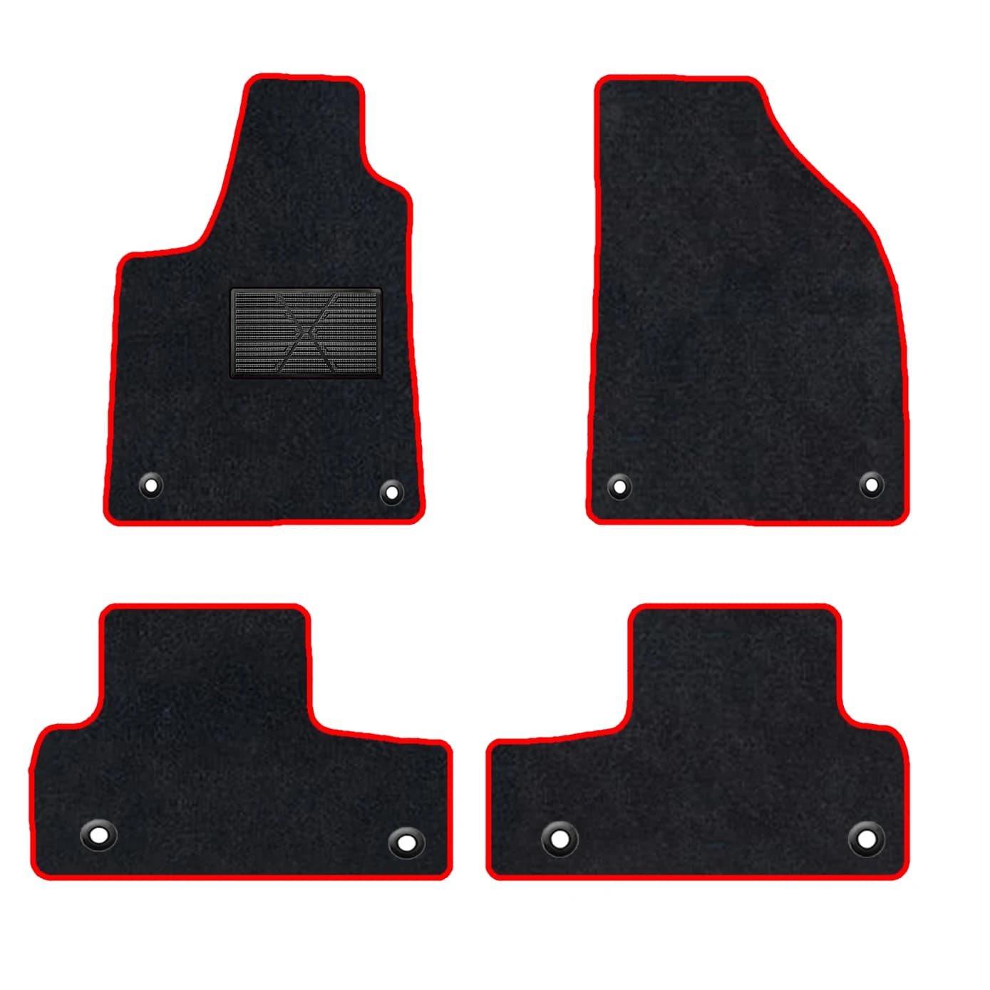 Car mats for Lexus RX 2007–2015 AL10 5 seats Classic without air vents under the back seat Car mats Piede Coche Accessories