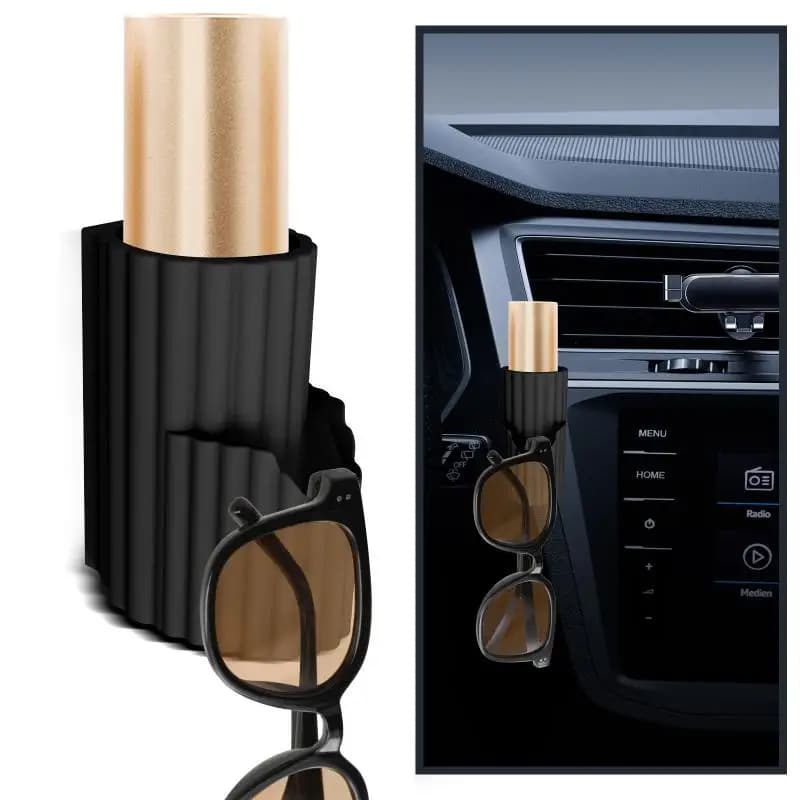 1pc Cosmetici e accessori Pratico design con gancio Porta rossetto universale per auto in silicone Portaoggetti portatile per piccoli oggetti
