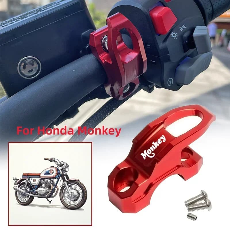 Pompa freno Staffa Borsa Bag Bagagli Morsetto Titolare Casco Gancio Scimmia Logo Per Honda Z-125 Z125 Z 125 Accessori Moto