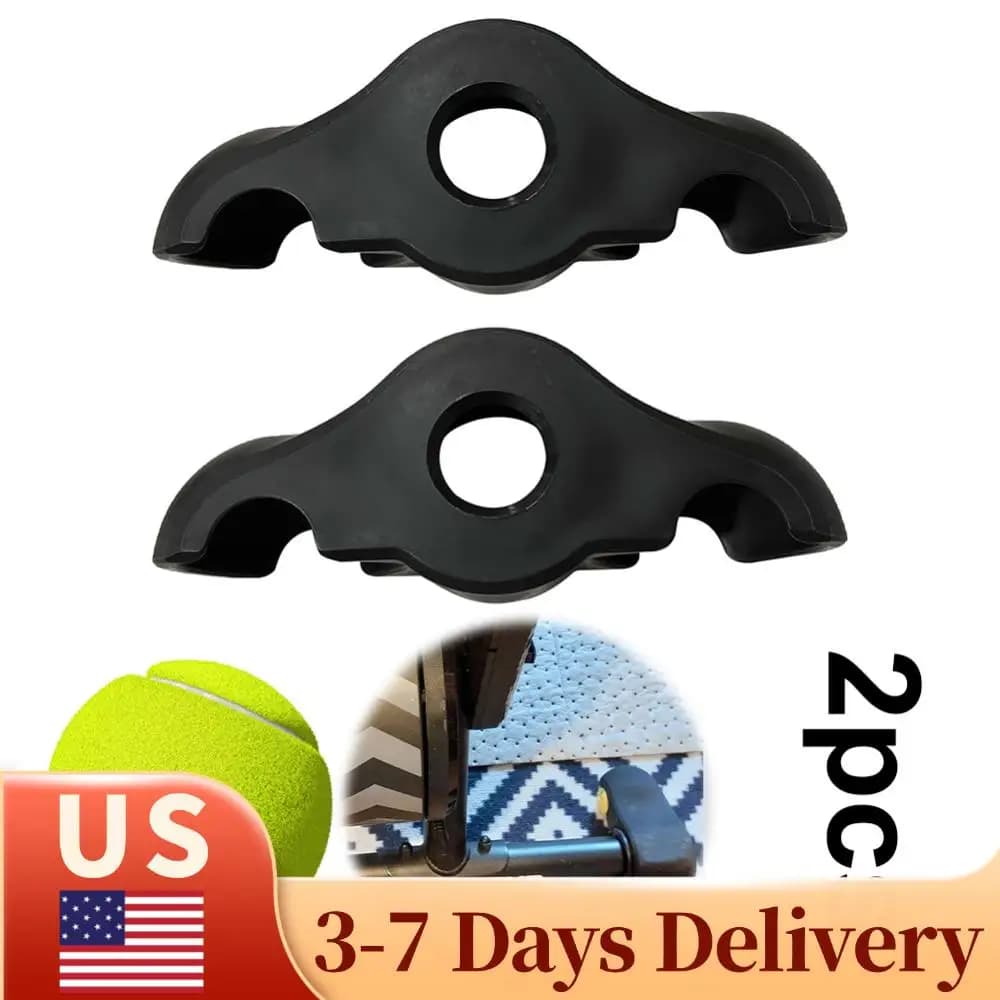 Set da 2/4 Pezzi di Cuscinetti Ammortizzanti per Allenamento Ciclistico, Piedini a Sfera per Bici da Tennis, Piastre Basculanti per Smart Bike Trainer