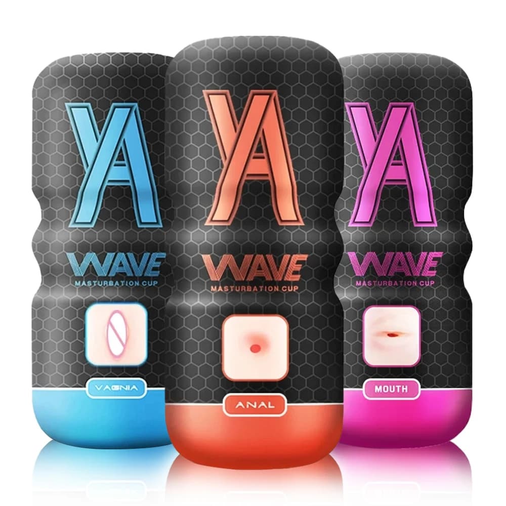 YAFEI Powerful Sucking Masturbation Cup Realistic Anal Vagina Pocket Pussy Blowjob Massager Male Masturbator Sex Toys for Men
