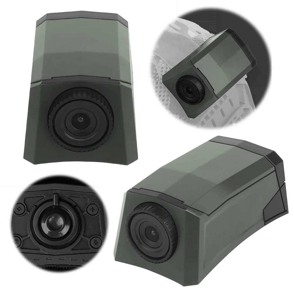 Camera model mounted on helmet fast cycling helmet decorative tactical accessory no function camera model fit toy