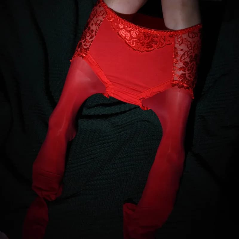 Calze lucide taglie forti Intimo monopezzo Pantynose Leg Leg Feeling Sottile anello per pene sexy Piedi d'amore Falso aereo madre