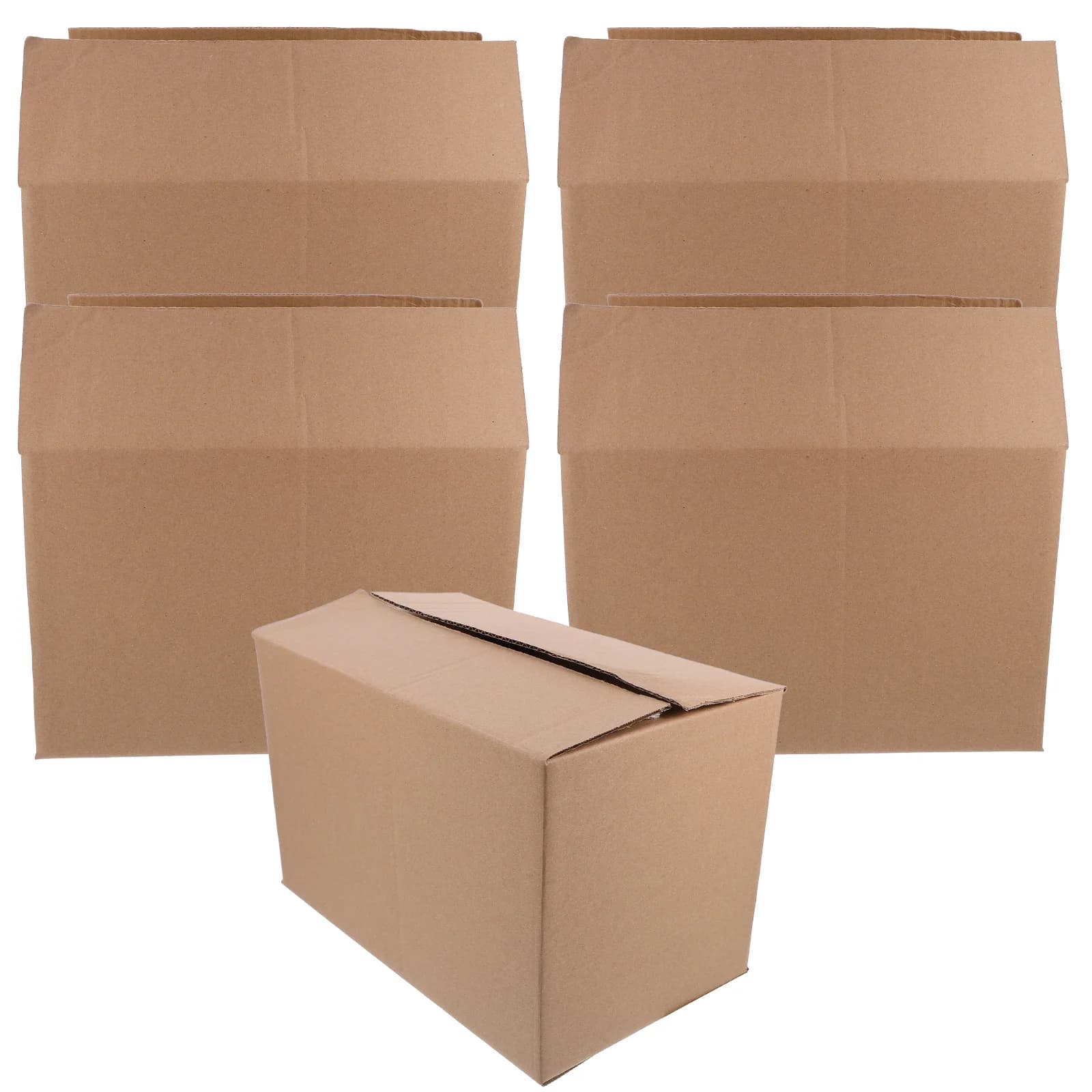 5Pcs Shipping Storage Cartons Boxes Cardboard Packaging Container Storage Carton Practical Packaging Boxes Packing Case Supplies