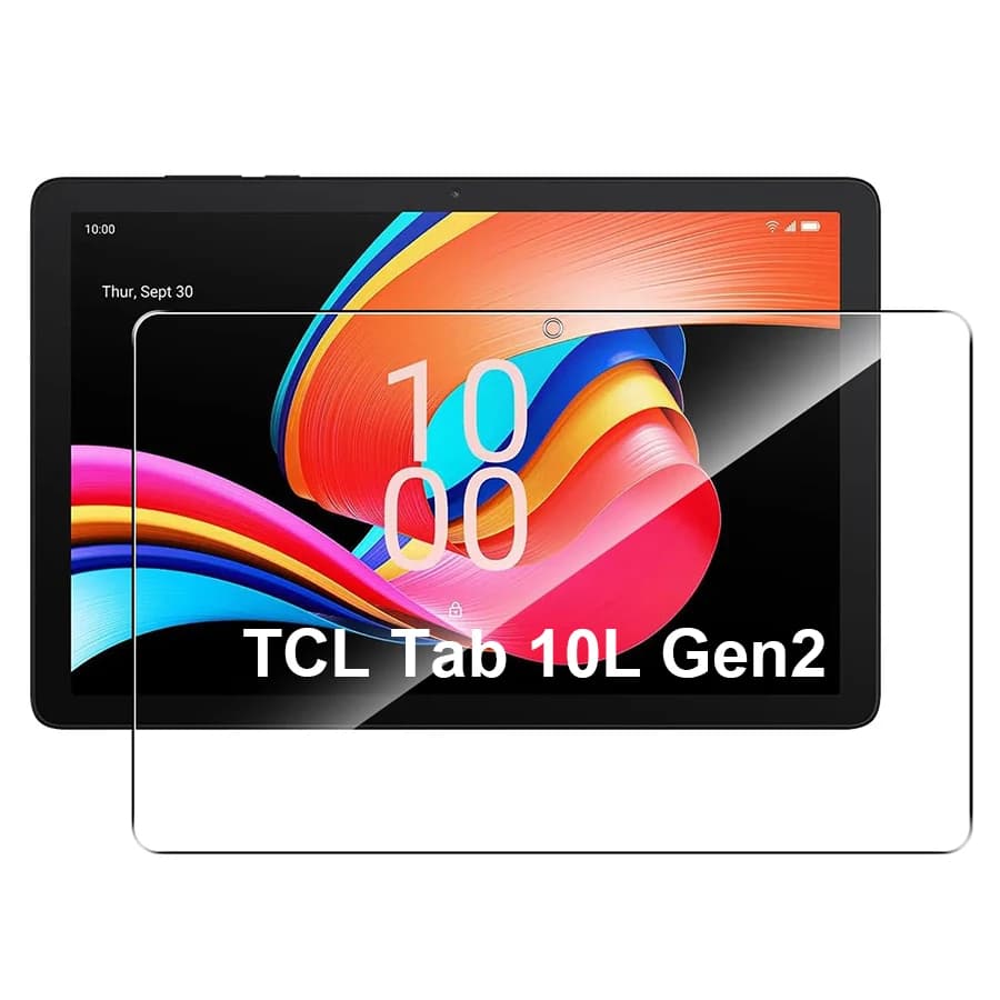 Per TCL Tab 10L Gen 2 Proteggi schermo in vetro temperato Tablet da 10.1 pollici Pellicola protettiva trasparente antigraffio