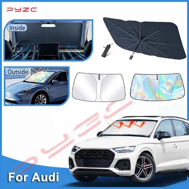 Car Windshield SunShade Cover for Audi SQ5 Sportback Q5L A4L A5L E-tron GT SQ7 Anti UV Car Accessories