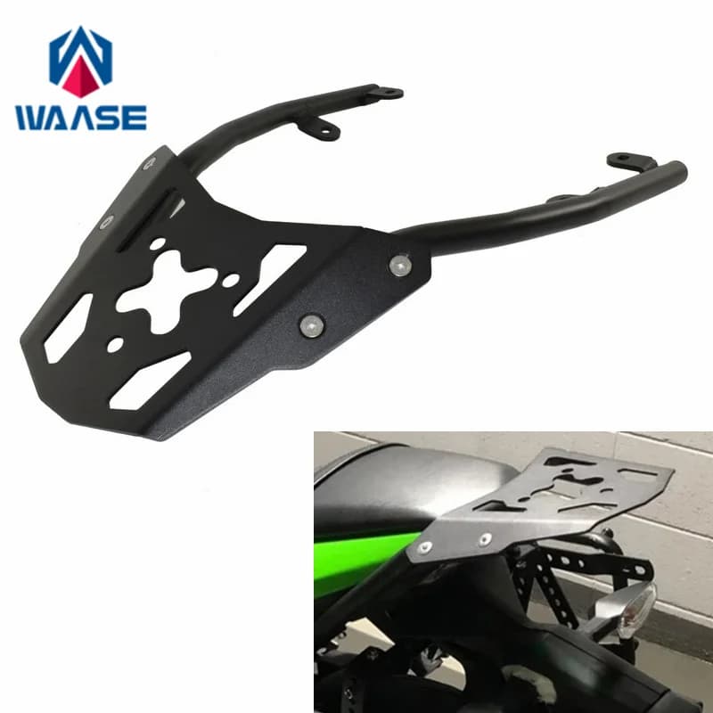 Waase Per Kawasaki Ninja 650 Z650 2017 2018 2019 2020 2021 2022 2023 2024 Posteriore Portapacchi Carrier Caso di Supporto Della Staffa di Supporto
