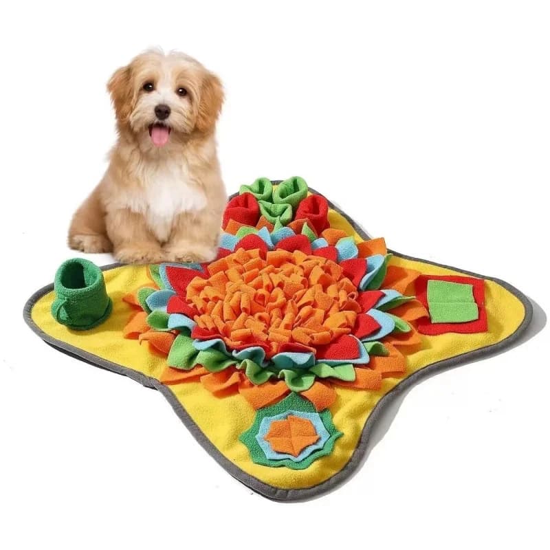 Tappetino da addestramento per sniffare animali domestici, cani, gatti, educativo, antistress, resistente ai morsi, tappetino per cibo lento, coperta da addestramento ecologica per animali domestici