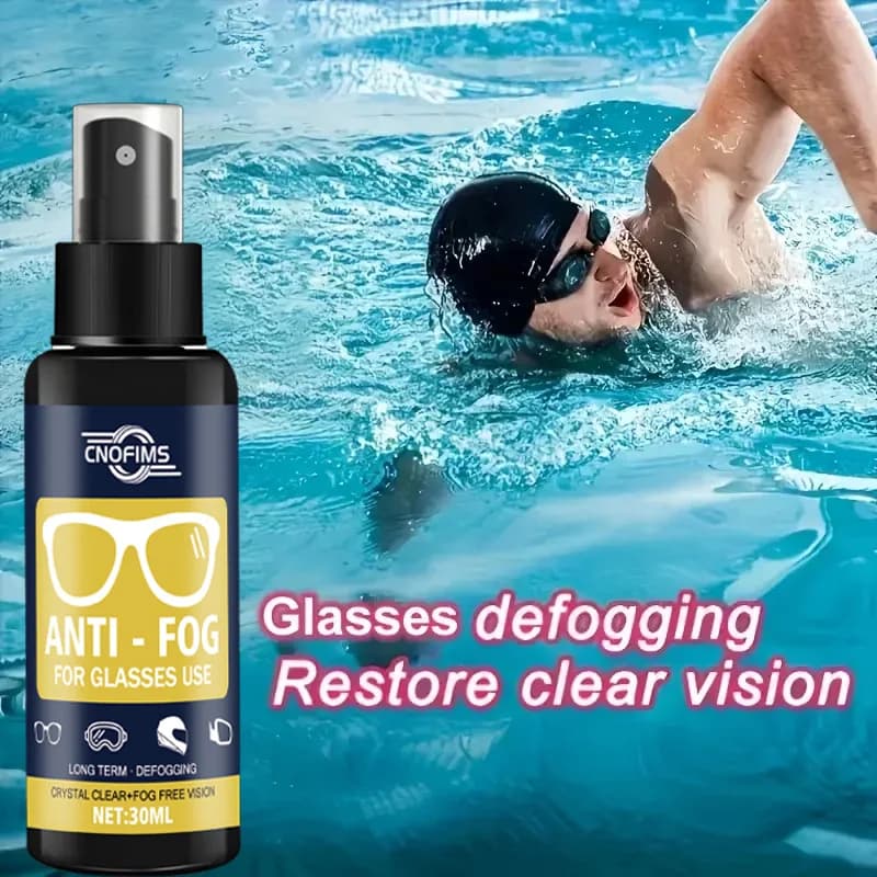 Multipurpose Anti-fog Spray for Eyewear - Protects and Care Sports Eyewear, View Glasses, Swimming and Skiing Glasses with Long Life