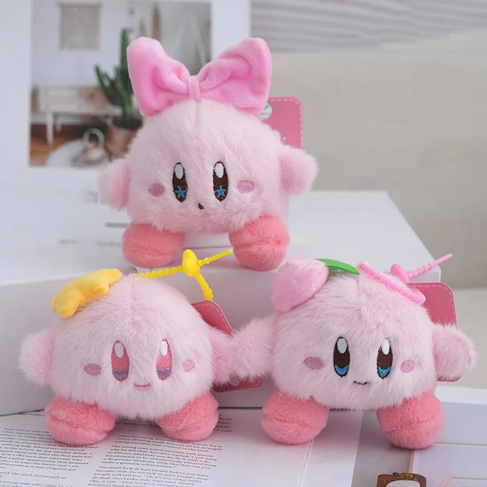 Star Kirby high quality plush pendant, keychain, backpack pendant. girlish heart Soft and cute exclusive, gift fgirlfriend