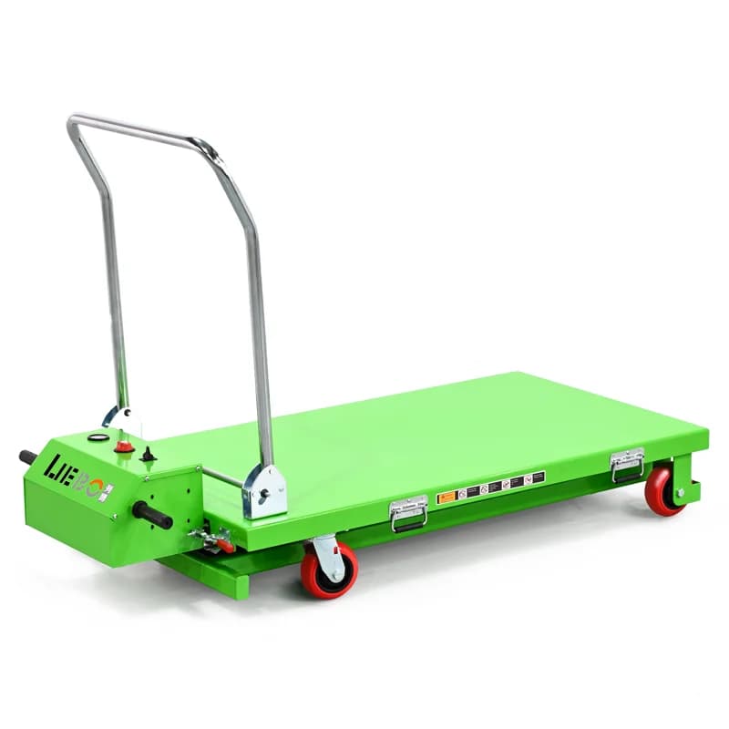 Carrello Elevatore Elettrico Idraulico Portatile Liebo Ximu Leke con Piattaforma Integrata per Camion e Carico
