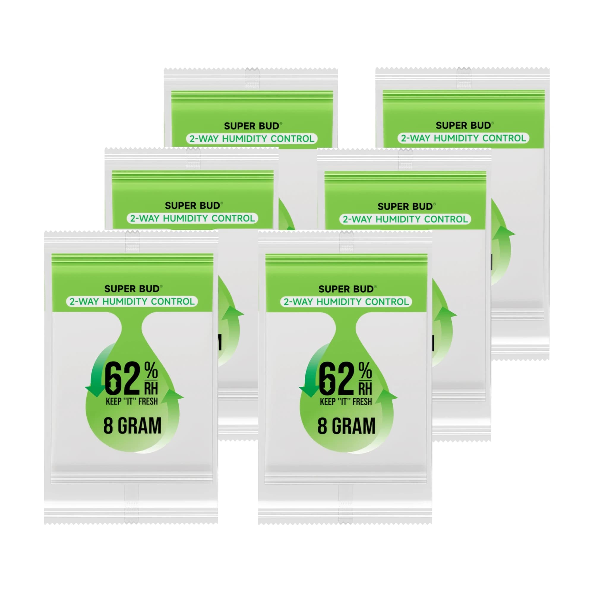2-way humidity control packs Size 4 g/ 8 g, 62% RH to polymerize and store buds of flowers, herbal moisture balancer, hydration packages