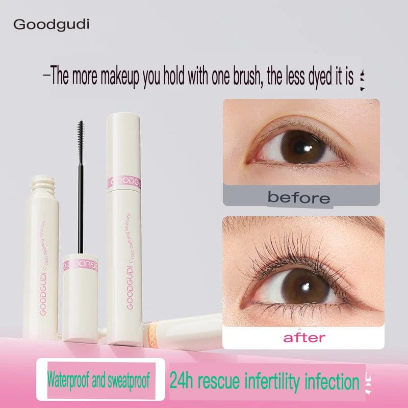 Eyelash Primer Gudi for woman, slender head, waterproof, natural curling, without deburring, quick drying, long lasting curling
