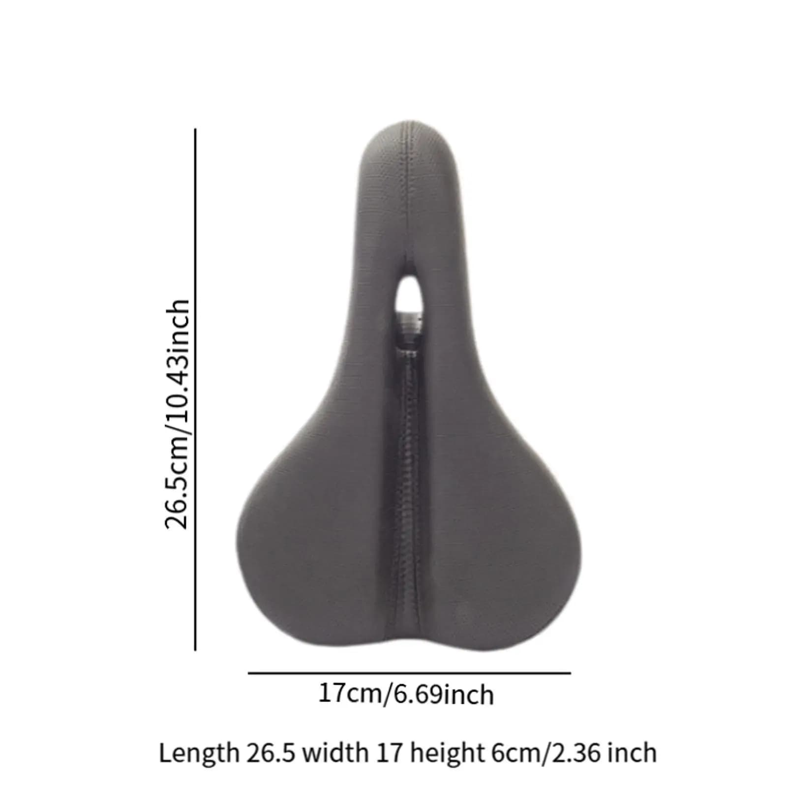 Sella Bici Larga Ergonomica, Cuscino Sella Bicicletta Comfort, Accessorio MTB per Bici da Montagna e da Strada