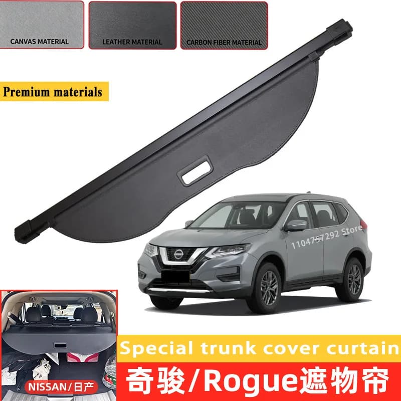 Suitable for Nissan X-TRAIL (ROGUE) trunk curtain and trunk partition