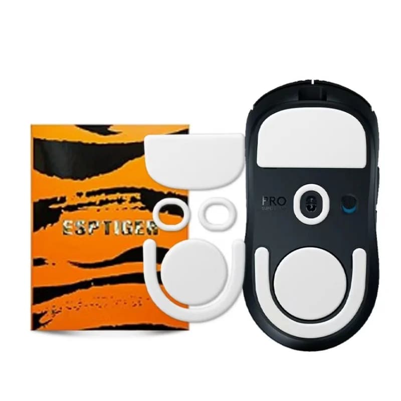 Pattini per mouse Esports Tiger ICE V2, piedini per mouse compatibili con Logitech G PRO X Superlight 2 DEX GPX2 DEX Arc 2.