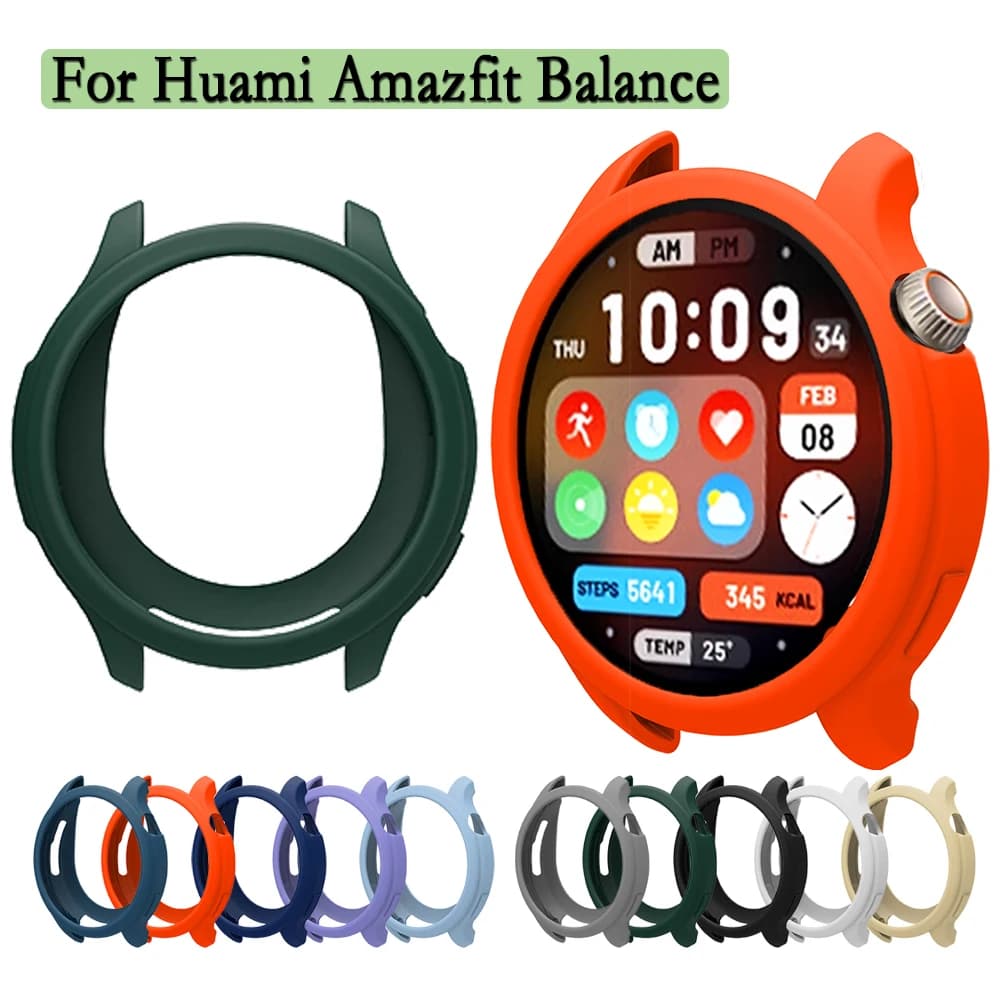 Watch Case for Huami Amazfit Balance Watch Decoration Soft Silicone Cover High Quality Scratch Protective Shell