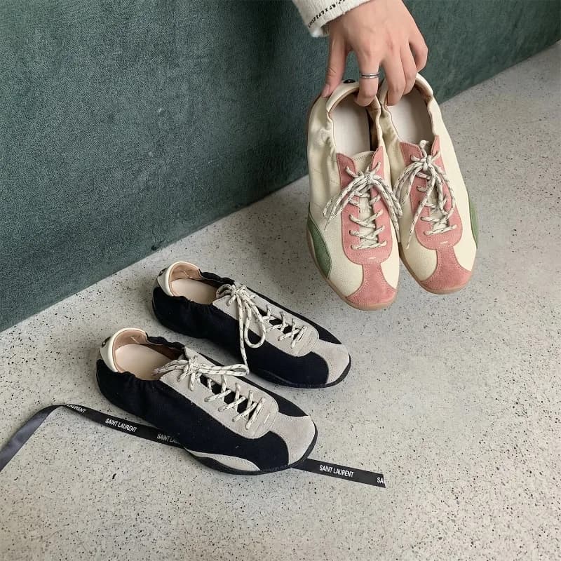 Nuove Scarpe da Donna in Pelle Raffinata, Scarpe Sportive Casual Morbide alla Moda, Scarpe da Designer, Zapatos Mujer
