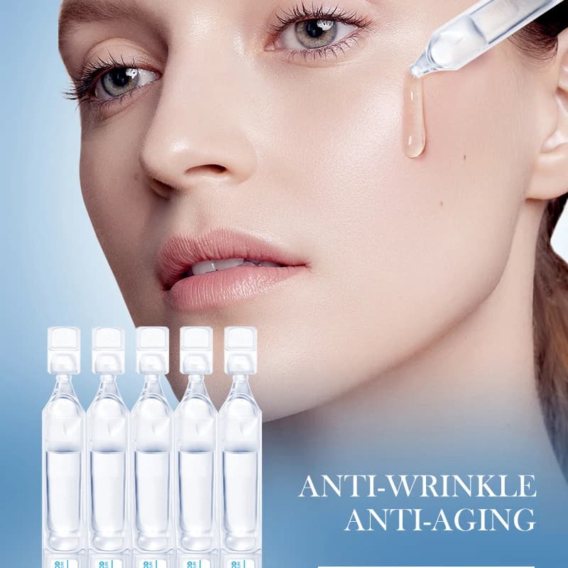 Siero Viso all'Acido Ialuronico Idratante Nutriente Profondo con Fullerene e Collagene, Siero Elasticizzante Illuminante e Rassodante per la Cura della Pelle
