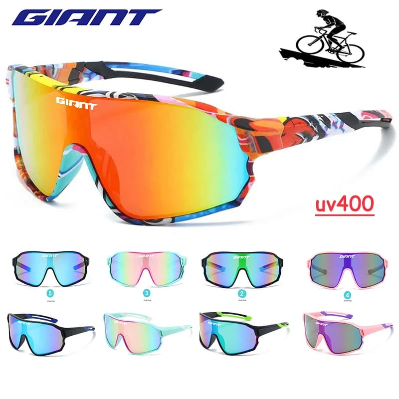 Giant Cycling Glasses with High Definition Vision CE/ANSI Cateye Design MTB/Woman Road Bike Woman Anti-sweet and Anti-sweet