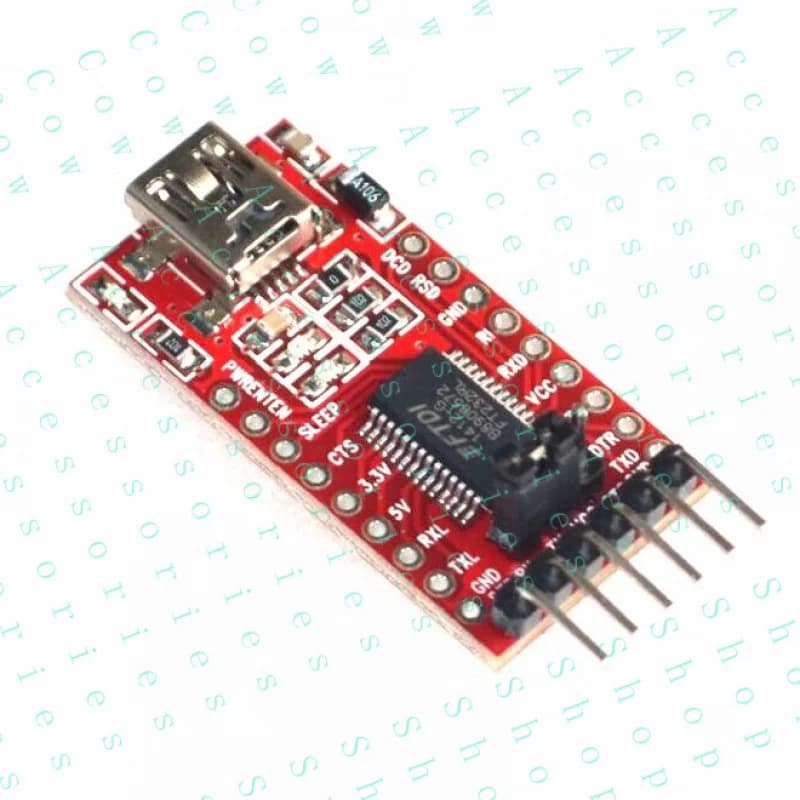 Adattatore Seriale PP+ USB 2.0 a TTL RS232 3.3V 5V FTDI, Convertitore Arduino RX TX