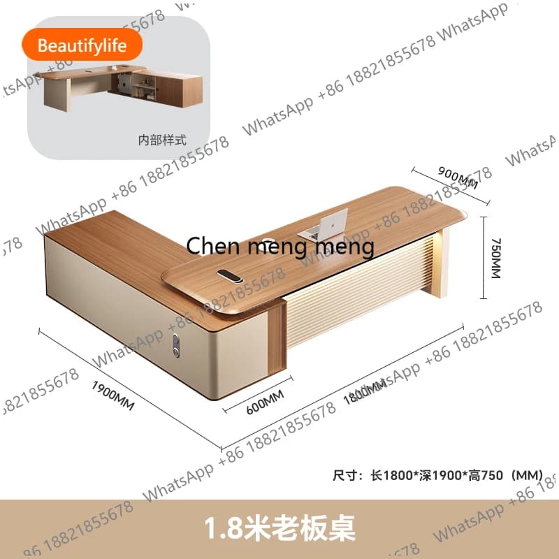 Sedia da Ufficio A55 per Dirigenti con Combinazione di Armadietto e Organizzatore, Scrivania da Gaming Ergonomica per Casa e Ufficio, Seduta per Ufficio