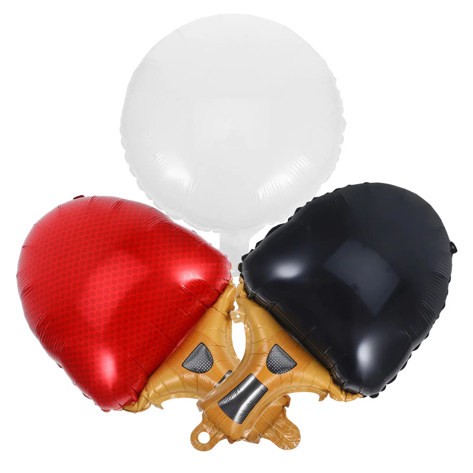 Set di Palline e Racchette da Ping Pong in Palloncini, Decorazioni per Feste in Pellicola di Alluminio Resistente alle Perdite, Decorazioni per Compleanno a Tema Ping Pong