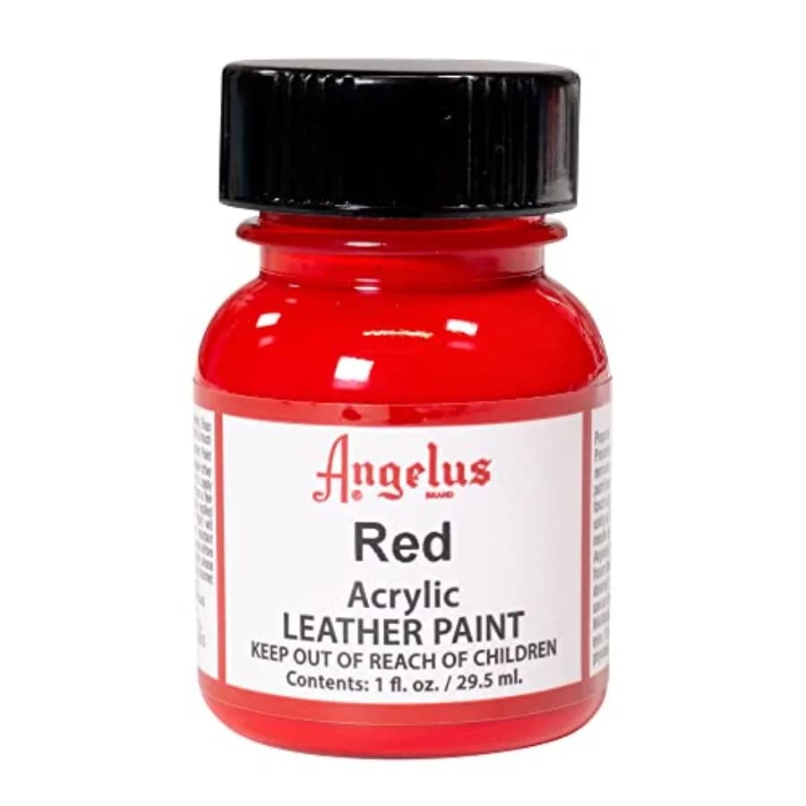 Acrylic Leather Paint 1oz Red