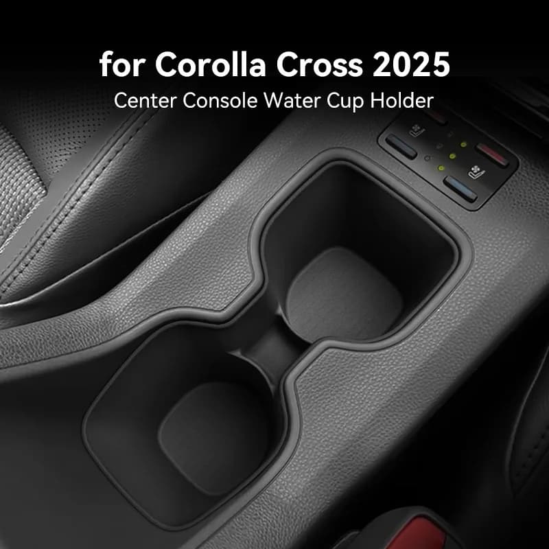 Mods for 25-26 Toyota Corolla Cross Mid-Control Cup Cover Anti-slip Padding