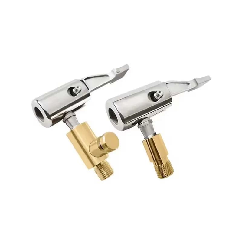 Connettore Portatile per Pompa Gonfiabile per Compressore d'Aria per Pneumatici Auto, Adattatore Valvola Sgonfiabile, Gonfiatore Pneumatici, Attacco per Pneumatici