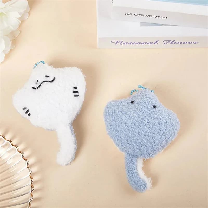 Cartoon Marine Animal Devil Rays Doll peluche portachiavi ornamento peluche Manta Ray ciondolo borsa Decor Kids Toy Gifts