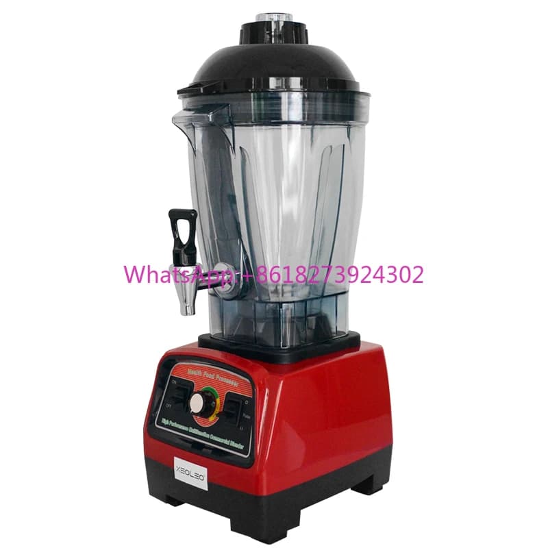 Macchina per il latte di soia 6L Macchina per il latte di soia Frullatore commerciale Spremiagrumi multifunzione 3.3HP Frullatore per alimenti resistente Macchina per alimenti