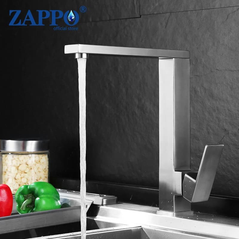 Rubinetto per lavabo da bagno zapo con beccuccio in ottone rubinetto per vasca miscelatore per acqua calda e fredda rubinetto per lavabo per cucina Bthroom