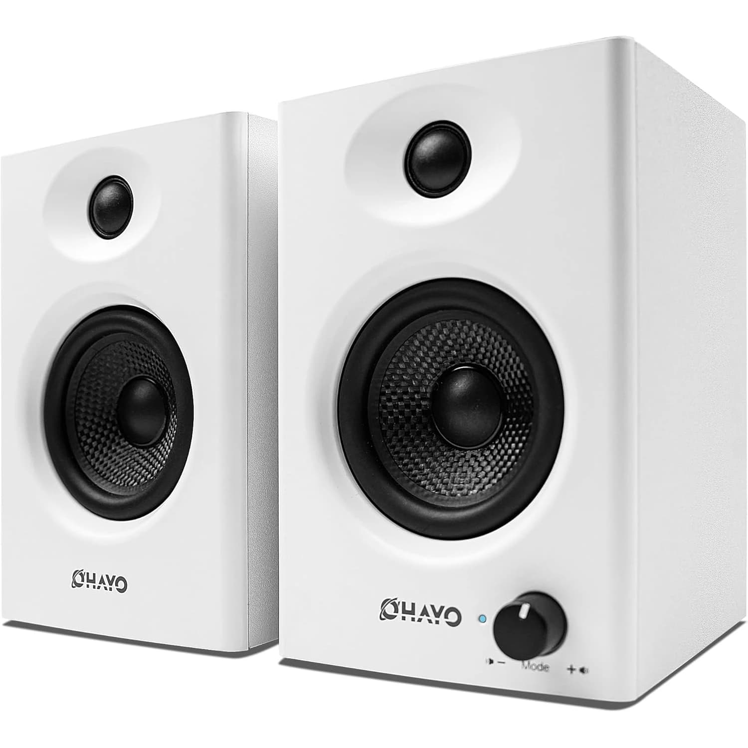 Altoparlanti per computer OHAYO da 60 W per musica e giochi, Bluetooth 5.3 attivo, altoparlanti stereo 2.0 per PC desktop o laptop, RCA/AUX/USB