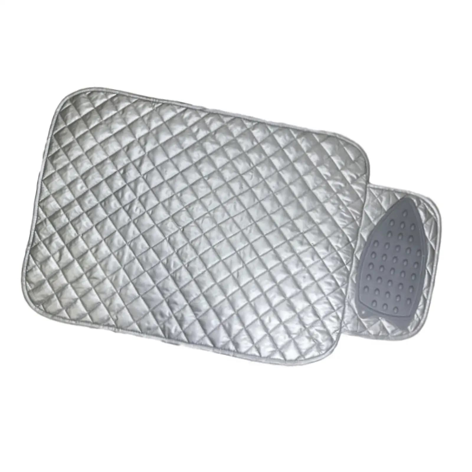 Heat-resistant ironing mat, portable, often, reusable, stable, anti-coating, large ironing mat for travel curling iron, quilting