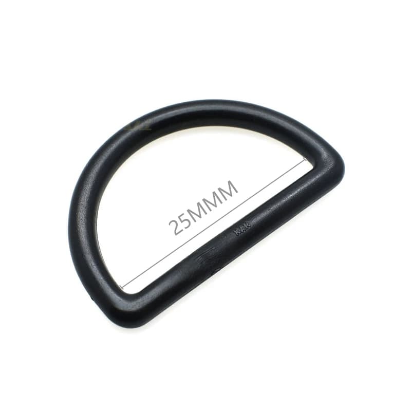 Fibbie ad anello a D in plastica Borsa in tessuto Hardware per borsa Fibbia per cinturino Zaino Collare Collana Bracciale Indumento Cucito Accessori fai da te