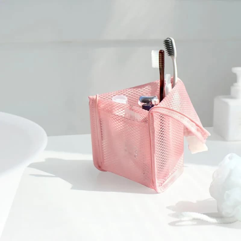 Waterproof Travel Makeup Bag Portable Toothbrush Cosmetic Organizer Makeup Brush Storage Pouch Large Capacity Bathroom Wash Pack