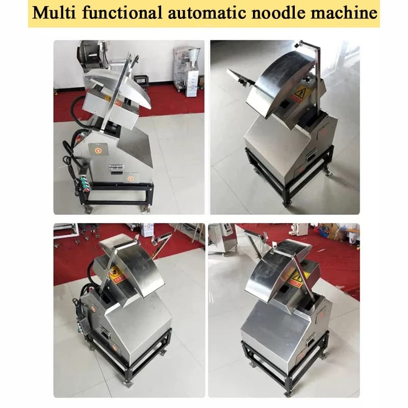 Macchina elettrica per pasta e noodle, automatica, 7 forme di pasta, bianca, modello