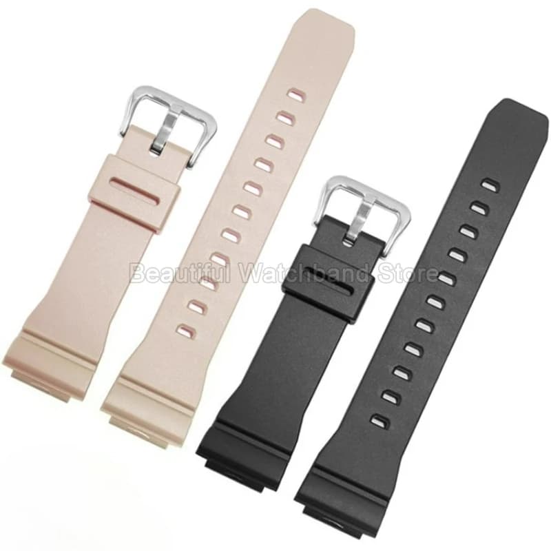 Cinturino sportivo da donna in resina resistente al sudore per Casio G-SHOCK GM-S2100 Serie Oak ottagonale Cinturino sicuro e delicato sulla pelle 16 mm