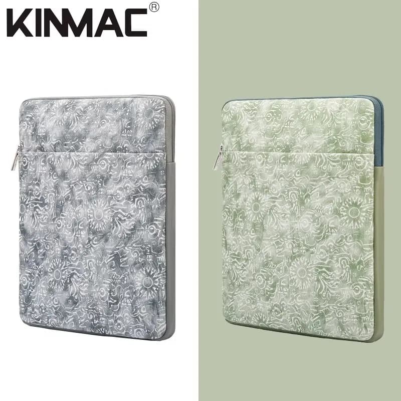 Borsa per laptop marca Kinmac da 12, 13.3, 14, 15.6, 16 pollici, custodia antiurto in pelle PU con rilievo per uomo e donna, per MacBook Air Pro Computer