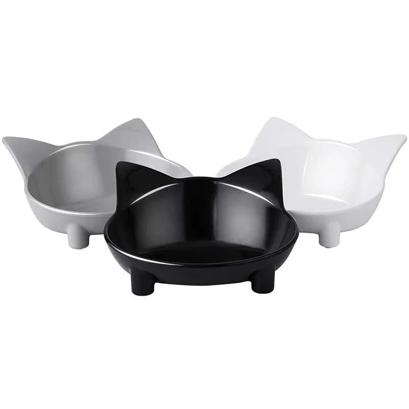Cat Bowl Shallow Cat Bowl NonSlip Cat Dish Wide Cat Feeding Bowl for Relief of Whisker Fatigue Pet Food amp Water Bowls for Dogs