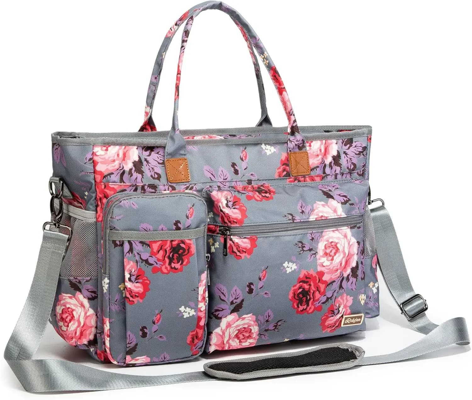 Borsa Professionale per Infermieri con Tasca per Laptop da 15.6'', Borsa a Tracolla per Attrezzature Mediche per Assistenza Domiciliare