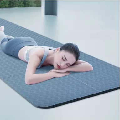 Extra wide yoga mat, thick, folding, anti-slip, silent, for home training, fitness