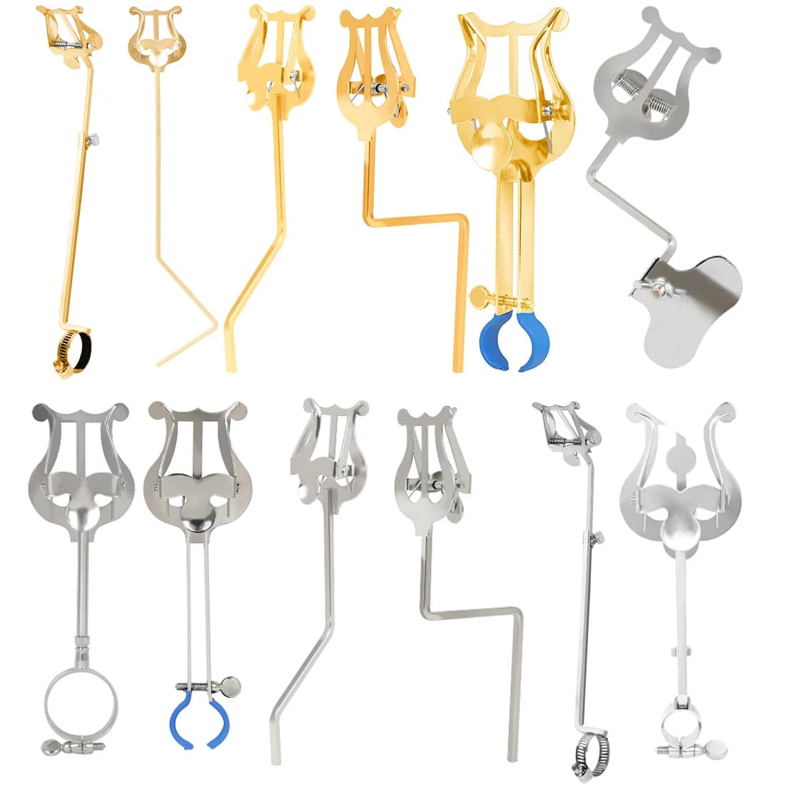 Musical Instrument Score Stand Portable Music Score Clip for Flute/Clarinet/Trumpet/Saxophone/Horn Woodwind Instrument Parts