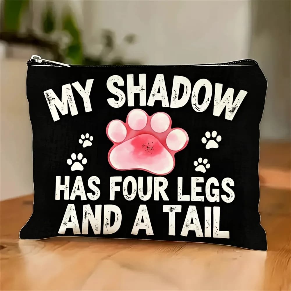 A nice makeup bag for animal lovers: a cute multifunctional zipper case, a bag for storing jewelry, a small bag with perfect travel zipper