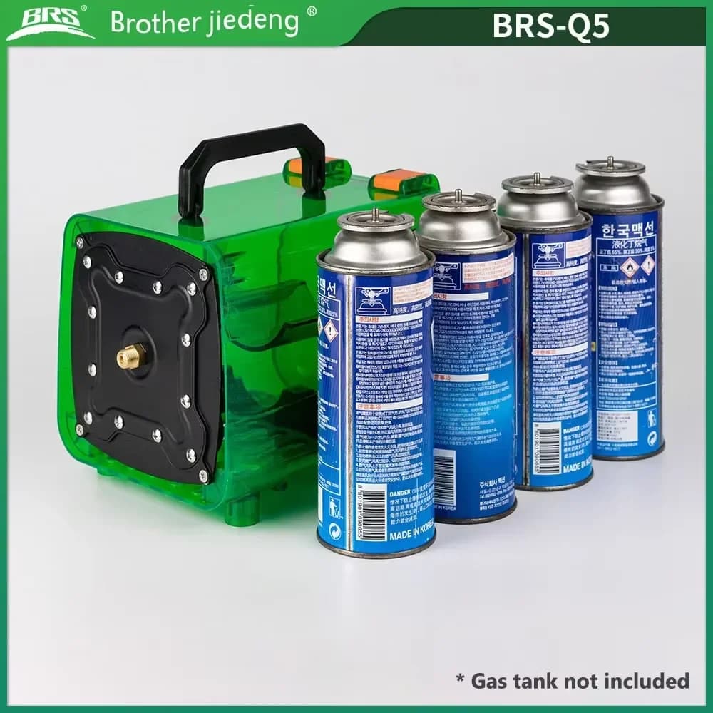 BRS-Q5 BRS-Q5A External Gas Tank Container for Picnic, Camping and Travel, High Strength Polycarbonate, for Energy Storage