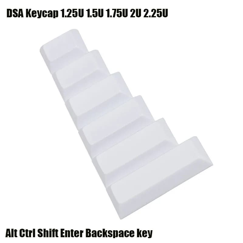 Tastiera meccanica DSA a basso profilo PBT Keycap 1.25U 1.5U 1.75U 2U 2.25U 2.75U Alt Ctrl Shift Backspace Enter Chiave vuota personalizzata