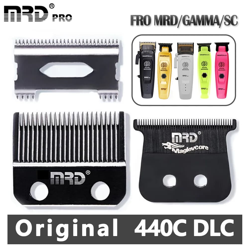 Tagliacapelli originale con lama MRD HC-90-4 Lama sbiadita Lame da taglio per corno Trimmer GMT-90-4 per tagliacapelli Gamma SC MRD MRD