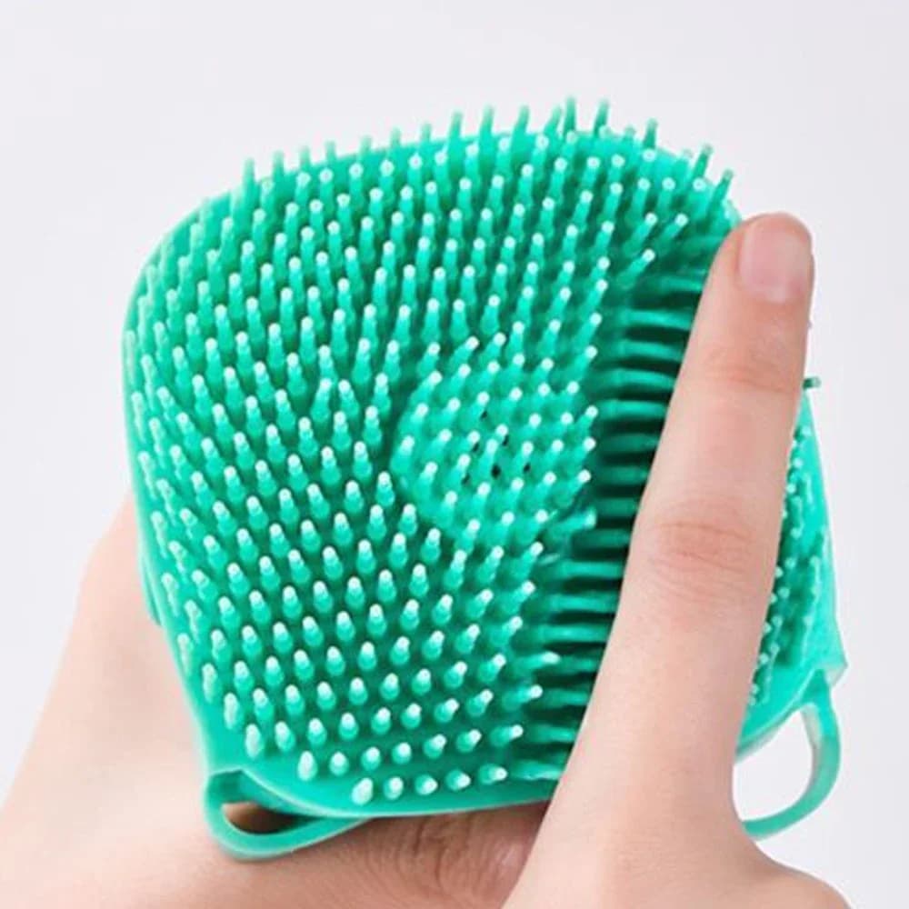 Dispenser di schiuma per toelettatura per animali domestici in silicone per bagno per animali domestici Dispenser di sapone per shampoo da bagno per cani in plastica morbida