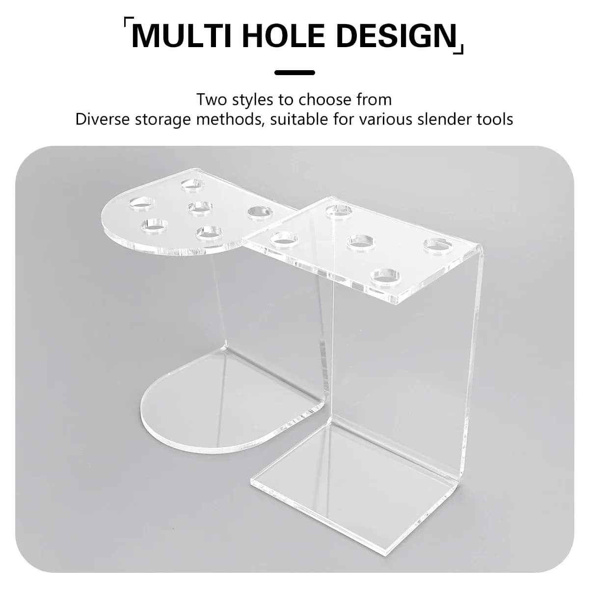 Espositore per cesoie da barbiere professionale Porta forbici da barbiere Porta pennelli per trucco Organizer Rack Accessori per attrezzi da salone